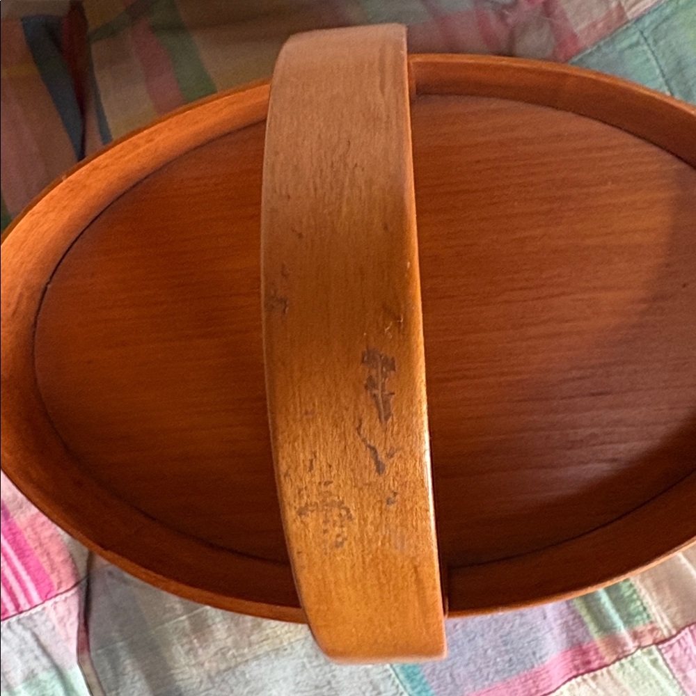 Gerald E Henn Shaker Wood Basket - Picture 6 of 16